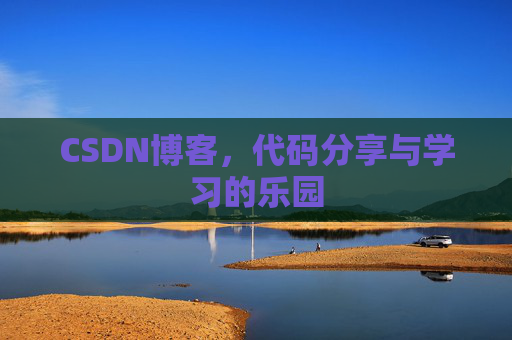 CSDN博客，代码分享与学习的乐园